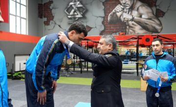 В Насиминском районе прошел чемпионат по безоружной самообороне среди сотрудников полиции – ВИДЕО/ФОТО