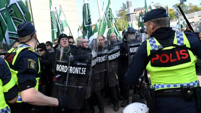 В Швеции полиция задержала 20 участников акции против НАТО