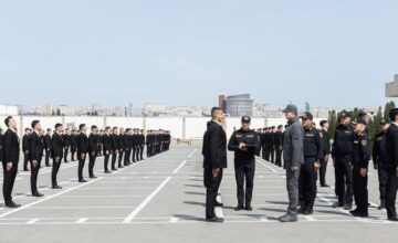 Вилаят Эйвазов провел строевой смотр – ВИДЕО/ФОТО