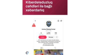 Служба электронной безопасности предупредила граждан о попытках кибермошенничества