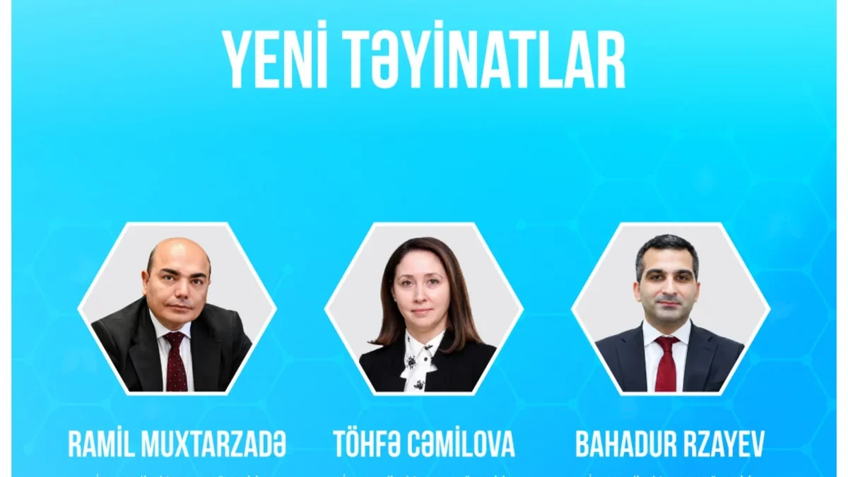 Назначены новые советники исполнительного директора TƏBİB