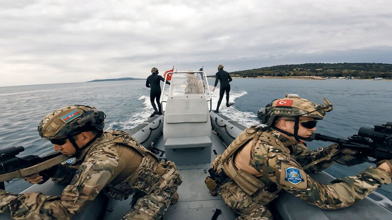 В рамках учений «EFES-2026» успешно выполнена задача по высадке морского десанта на побережье – ВИДЕО