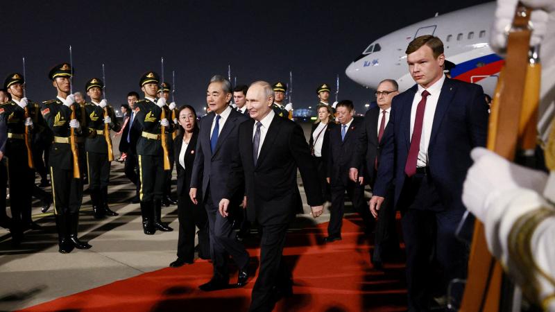 Президент России Путин в Китае