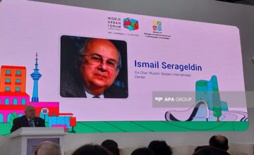 Исмаил Серагельдин: Азербайджан вносит серьезный вклад в переработку пластика и реализуемые в этом направлении проекты