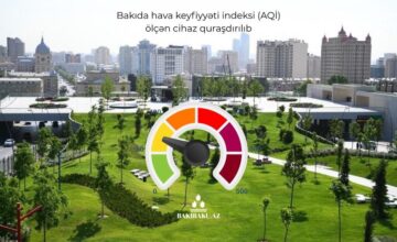 В Баку установлено первое устройство IQAir для измерения качества воздуха