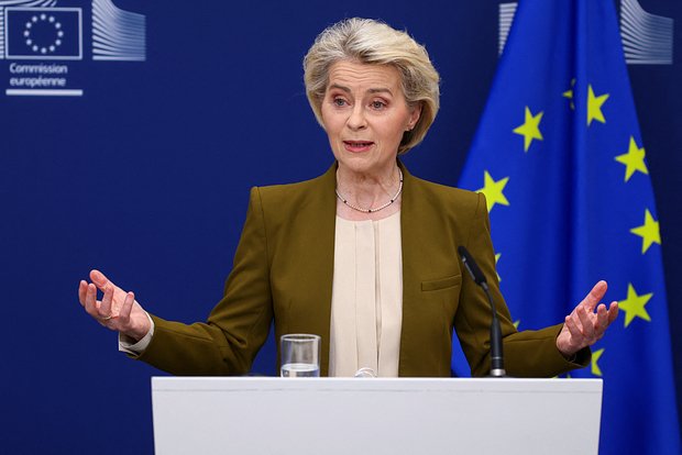 Лейен хочет ограничить прием украинских беженцев в ЕС