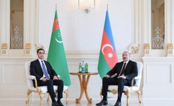 Состоялась встреча Президента Ильхама Алиева с Президентом Туркменистана один на один