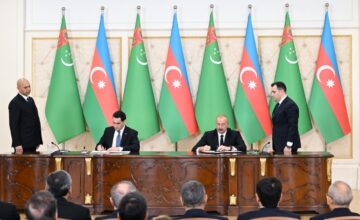 Состоялся обмен азербайджано-туркменскими документами