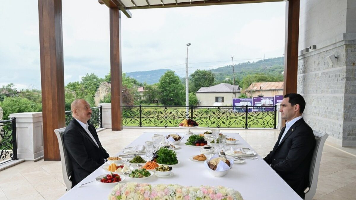 Президенты Азербайджана и Туркменистана пообедали вместе в Шуше