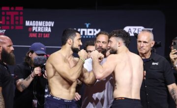 Бойцы UFC встретились лицом к лицу в Баку – ФОТО