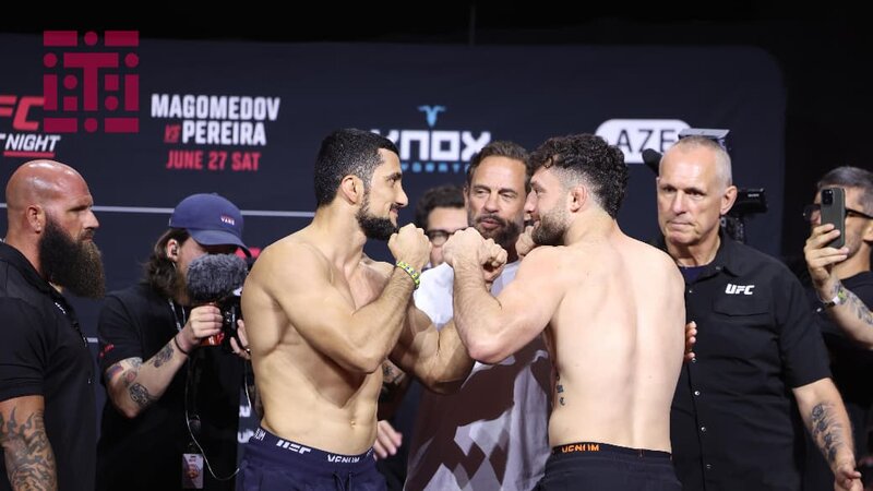 Бойцы UFC встретились лицом к лицу в Баку – ФОТО