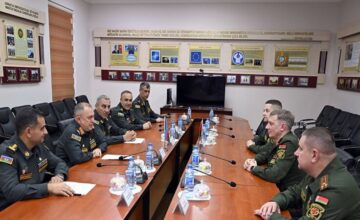 Состоялась встреча военных юристов Азербайджана и Беларуси