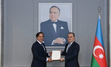 Джейхун Байрамов принял копии верительных грамот нового посла Бразилии