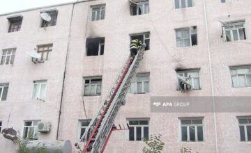 В Баку потушен пожар в жилом доме – ОБНОВЛЕНО