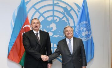 Генеральный секретарь ООН поздравил Президента Азербайджана