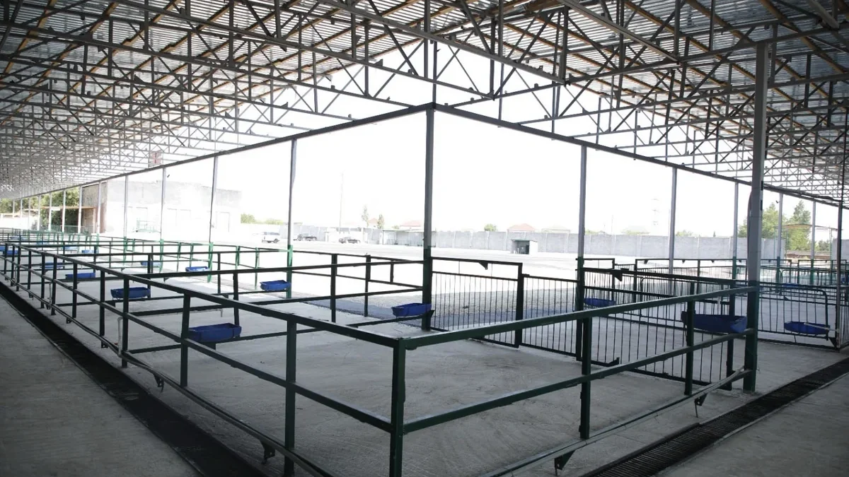 В поселке Бина начал функционировать новый животноводческий рынок