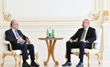 Президент Ильхам Алиев принял премьер-министра Палестины