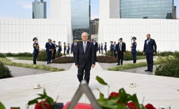Премьер-министр Государства Палестина посетил Парк Победы в Баку