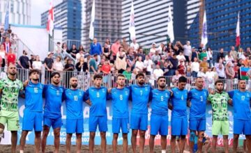 Сборная Азербайджана по пляжному футболу вышла в плей-офф чемпионата Европы