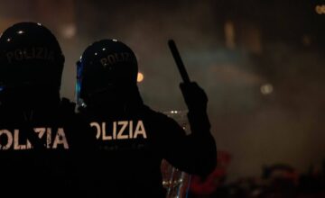 В Италии во время протестов пострадали 120 полицейских