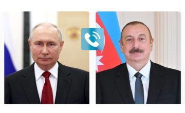 Владимир Путин позвонил Президенту Ильхаму Алиеву