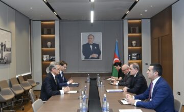 Джейхун Байрамов принял новоназначенного посла Германии в Азербайджане