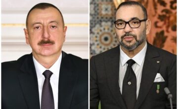 Президент Ильхам Алиев поздравил Короля Марокко