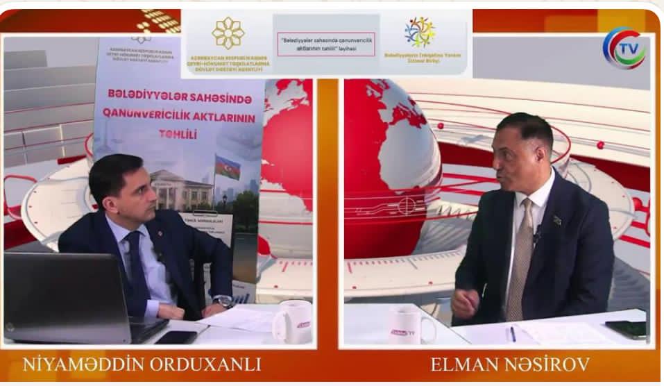Депутат на Cəbhə TV в связи с проектом, финансируемым Агентством государственной поддержки