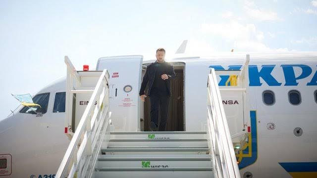 Президент Украины Владимир Зеленский прибыл с визитом в Ирландию