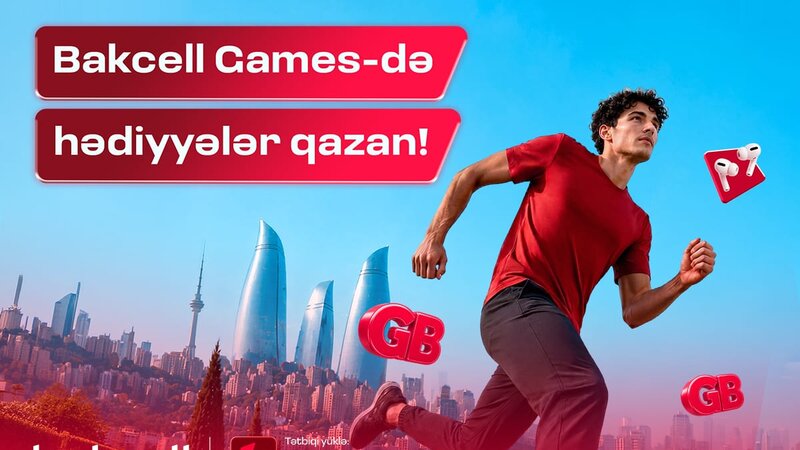 Выигрывайте AirPods и 1 ГБ интернета каждый день в приложении Bakcell