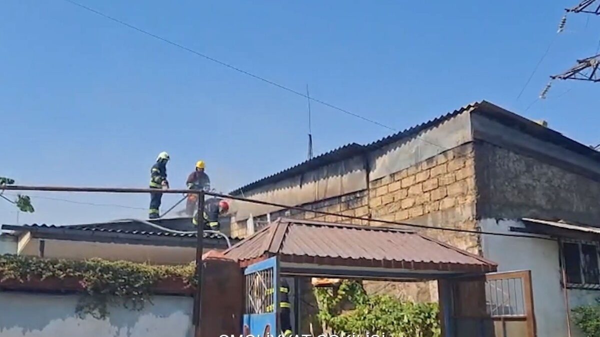 В Сумгайыте произошел пожар – ВИДЕО