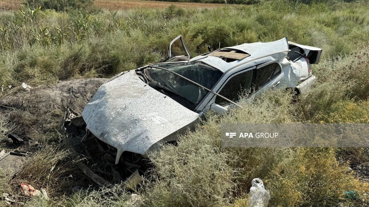 Тяжелое ДТП в Зардабе – 1 погибший, 2 раненых