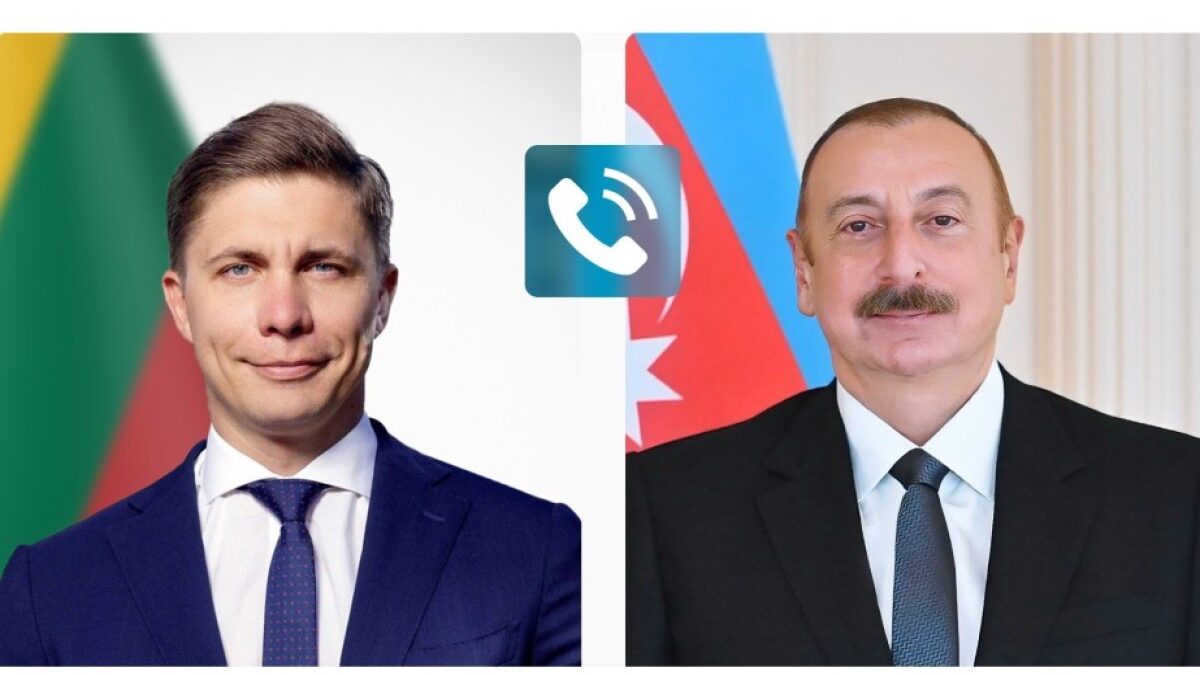 Премьер-министр Литвы позвонил Президенту Ильхаму Алиеву