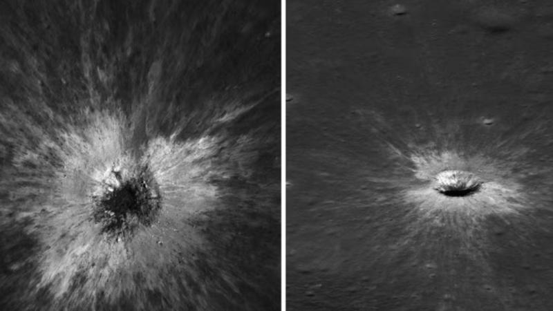 Космический аппарат NASA обнаружил на Луне гигантский новый кратер