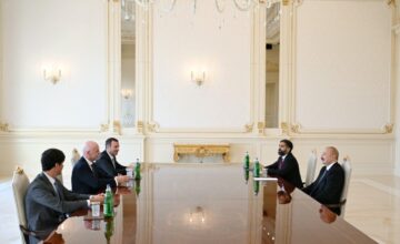 Президент Ильхам Алиев принял Джанни Инфантино