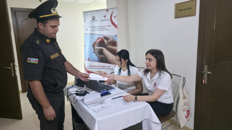 В Министерстве по чрезвычайным ситуациям прошла акция по сдаче крови – ФОТО/ВИДЕО