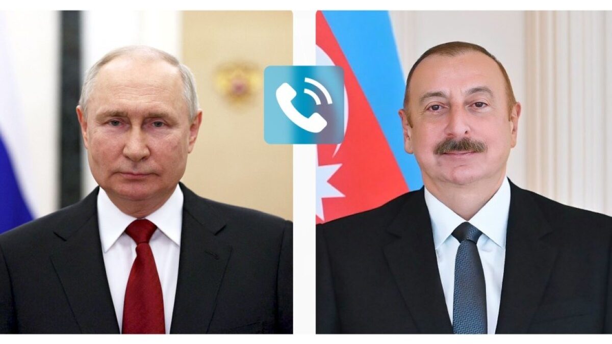 Владимир Путин позвонил Президенту Азербайджана