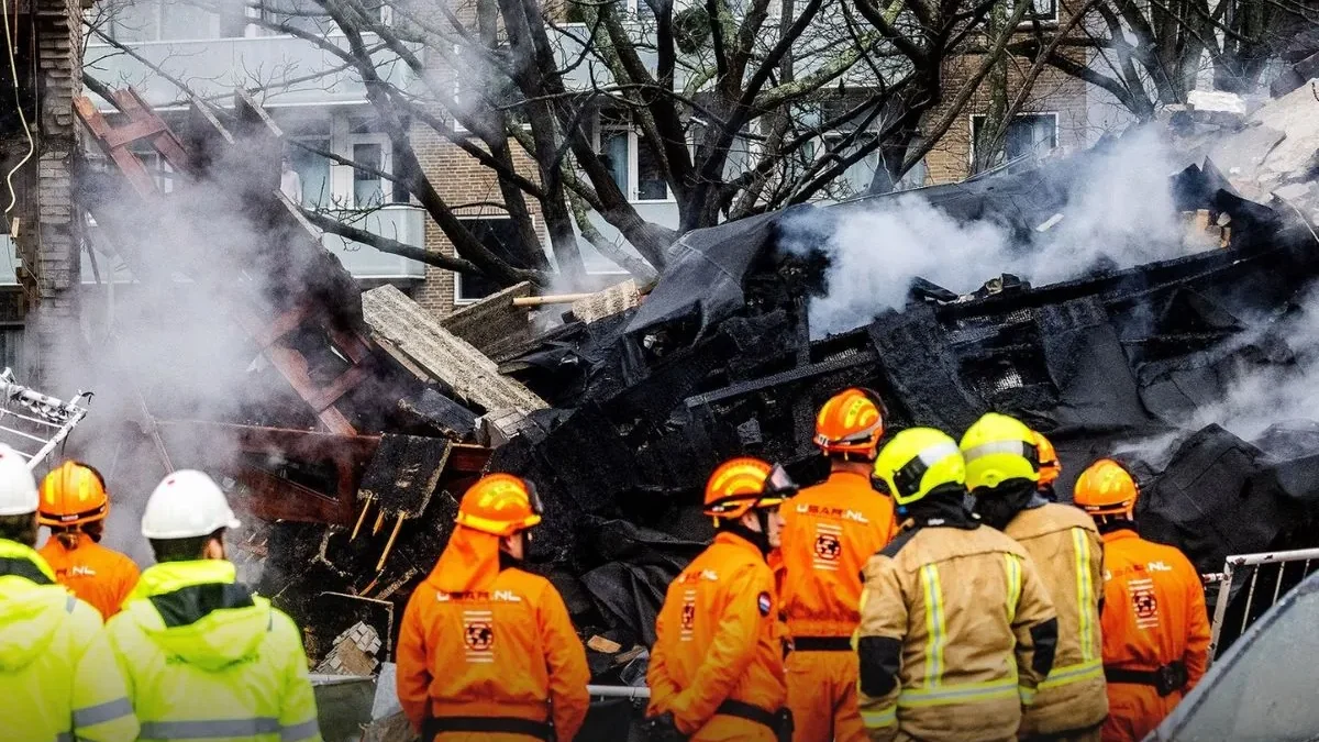 В Нидерландах произошел мощный взрыв рядом с жилым домом