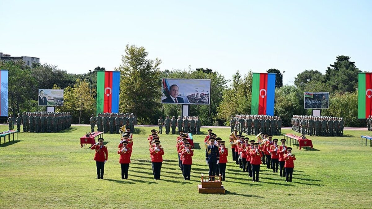 В Военном институте имени Гейдара Алиева состоялась церемония принятия военной присяги – ВИДЕО