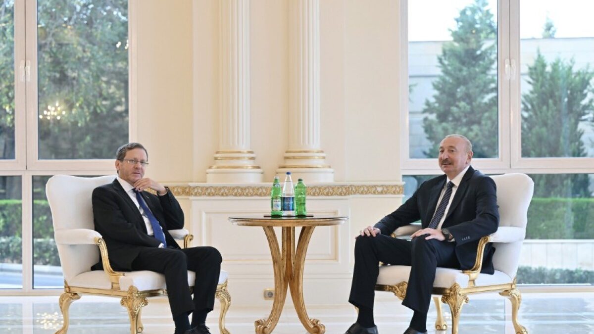 Состоялась встреча Президента Ильхама Алиева с Президентом Израиля