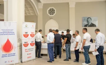 В АЖД прошла акция по сдаче крови
